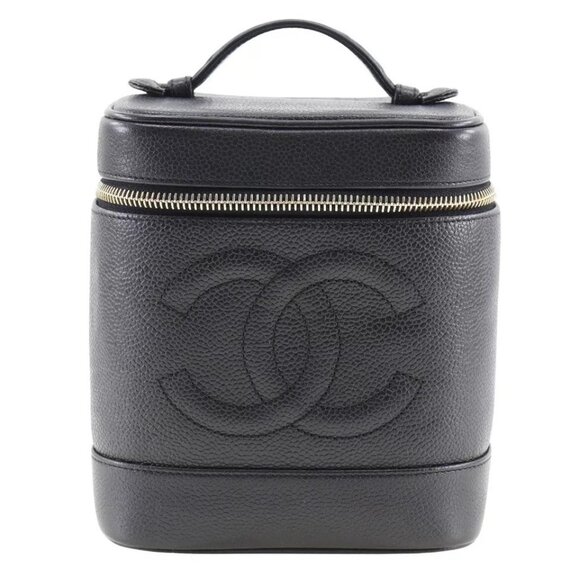 CHANEL Handbags - CHANEL Vanity Handbag A01998 Caviar skin Women